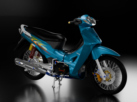 2006 - Honda Wave 125 3Dモデル