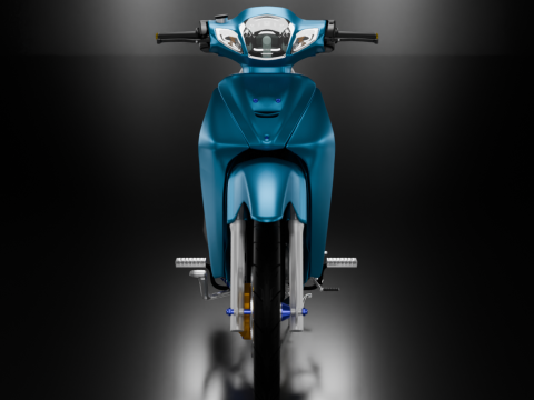 2006 - Honda Wave 125 3D Model