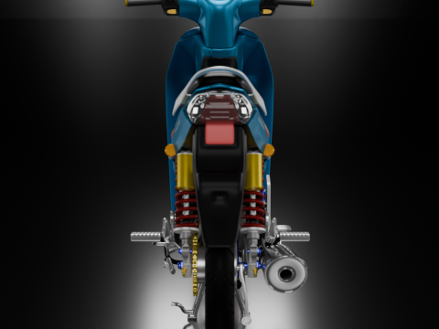 2006 - Honda Wave 125 3D Model