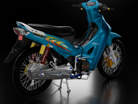 2006 - Honda Wave 125 3D Model