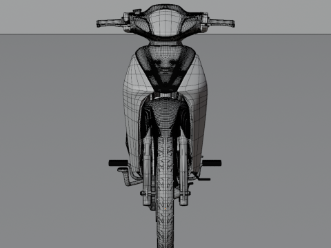 2006 - Honda Wave 125 3D Model
