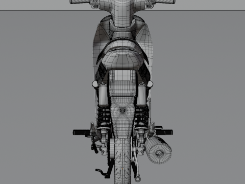 2006 - Honda Wave 125 3D Model