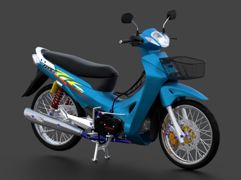 2006 - Honda Wave 125 3D 모델