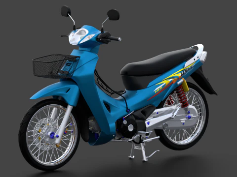 2006 - Honda Wave 125 3D Model