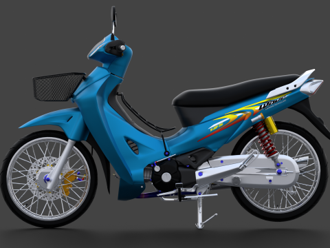 2006 - Хонда Вейв 125 3D Модель