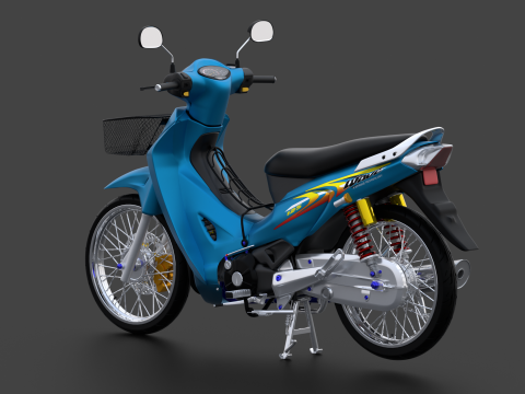 2006 - Хонда Вейв 125 3D Модель