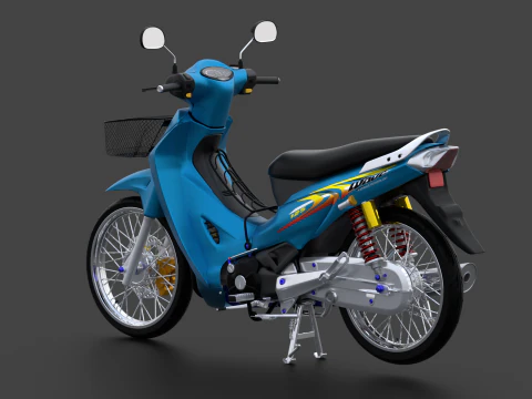 2006 - Honda Wave 125 3D Model