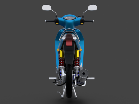 2006 - Хонда Вейв 125 3D Модель