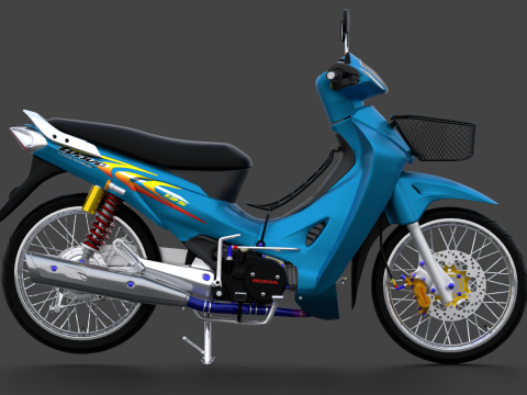 2006 - Хонда Вейв 125 3D Модель