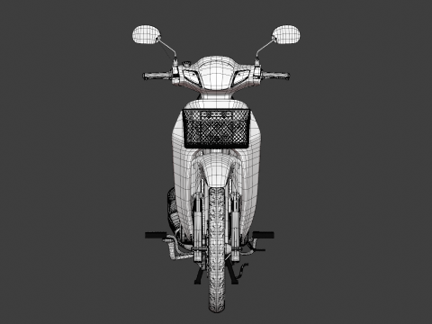 2006 - Хонда Вейв 125 3D Модель