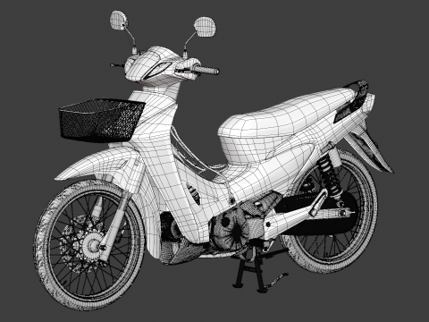 2006 - Хонда Вейв 125 3D Модель