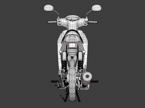 2006 - Хонда Вейв 125 3D Модель