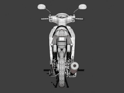 2006 - Honda Wave 125 3D Model