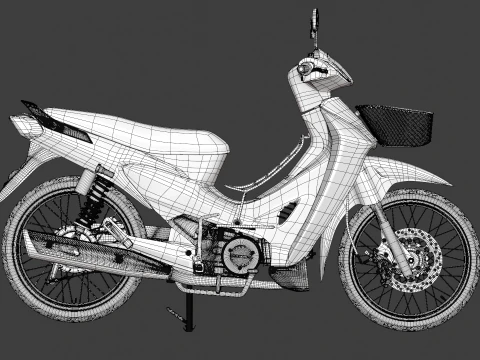 2006 - Honda Wave 125 3D Model