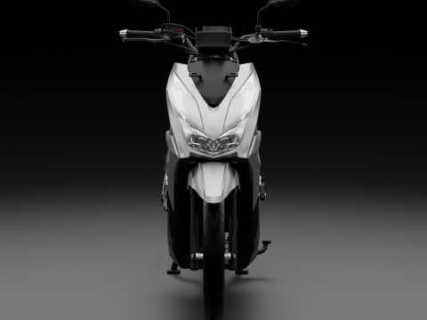 2020 - Honda Beat Street Genio 3Dモデル