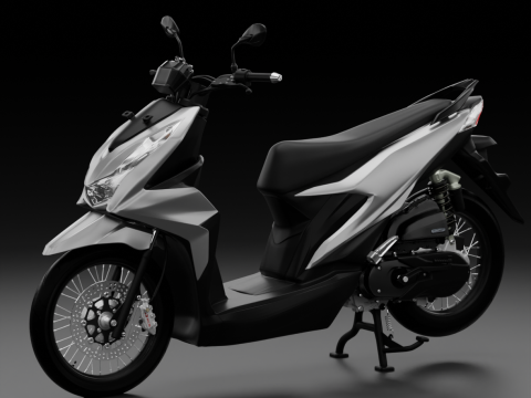 2020 - Honda Beat Street Genio 3Dモデル