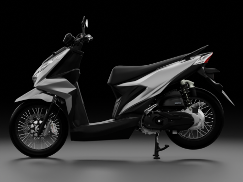 2020 - Honda Beat Street Genio 3Dモデル