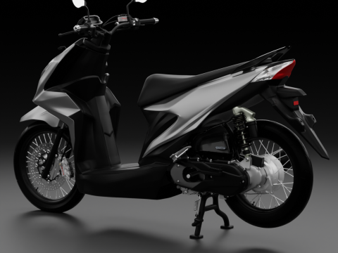 2020 - Honda Beat Street Genio 3Dモデル