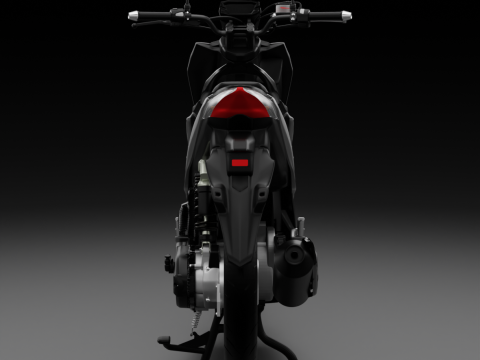 2020 - Honda Beat Street Genio 3Dモデル
