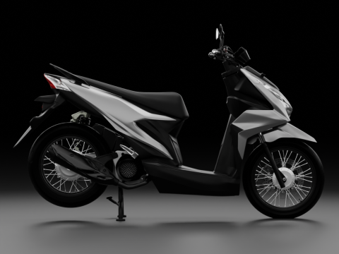 2020 - Honda Beat Street Genio 3Dモデル