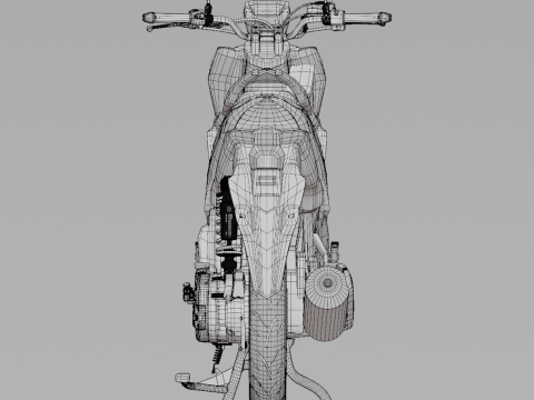 2020 - Honda Beat Street Genio 3Dモデル