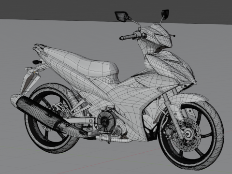 2019 - Yamaha MX KING 150 or Exciter 150 or YZ15R Modello 3D
