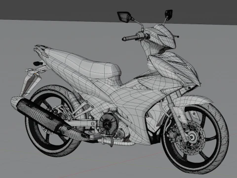 2019 - Yamaha MX KING 150 or Exciter 150 or YZ15R 3D Model