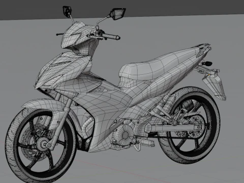 2019 - Yamaha MX KING 150 or Exciter 150 or YZ15R 3D Model