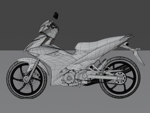2019 - Yamaha MX KING 150 or Exciter 150 or YZ15R Modello 3D