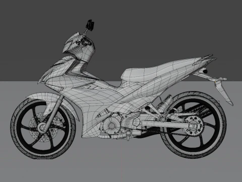2019 - Yamaha MX KING 150 or Exciter 150 or YZ15R 3D Model