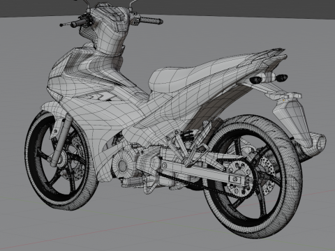 2019 - Yamaha MX KING 150 or Exciter 150 or YZ15R Modello 3D