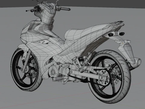 2019 - Yamaha MX KING 150 or Exciter 150 or YZ15R 3D Model