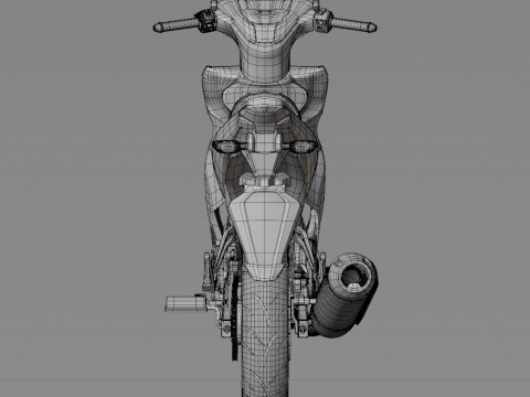 2019 - Yamaha MX KING 150 or Exciter 150 or YZ15R Modello 3D
