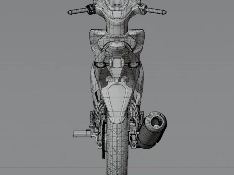 2019 - Yamaha MX KING 150 or Exciter 150 or YZ15R 3D Model