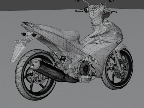 2019 - Yamaha MX KING 150 or Exciter 150 or YZ15R Modello 3D