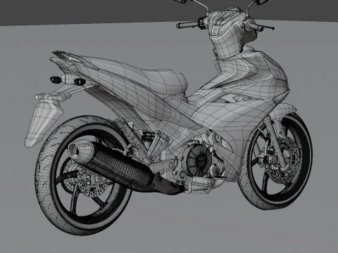 2019 - Yamaha MX KING 150 or Exciter 150 or YZ15R 3D Model