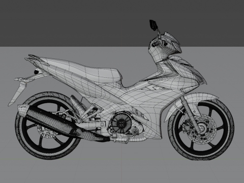 2019 - Yamaha MX KING 150 or Exciter 150 or YZ15R Modello 3D