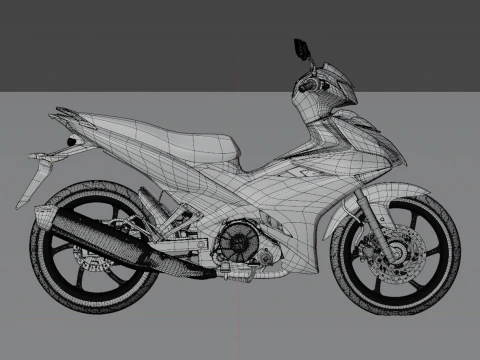 2019 - Yamaha MX KING 150 or Exciter 150 or YZ15R 3D Model