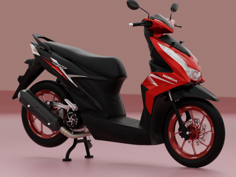 2020 - Honda Beat K1A 3Dモデル