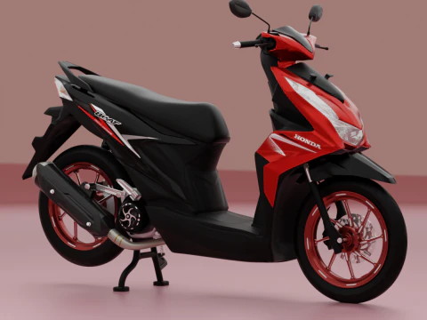 2020 - Honda Beat K1A 3D Model