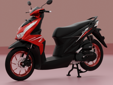 2020 - Honda Beat K1A 3D-Modell