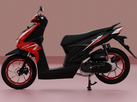 2020 - Honda Beat K1A 3D-Modell