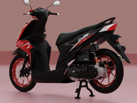 2020 - Honda Beat K1A 3D-Modell