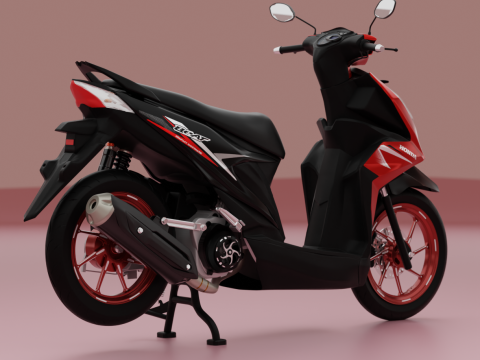 2020 - Honda Beat K1A 3D-Modell