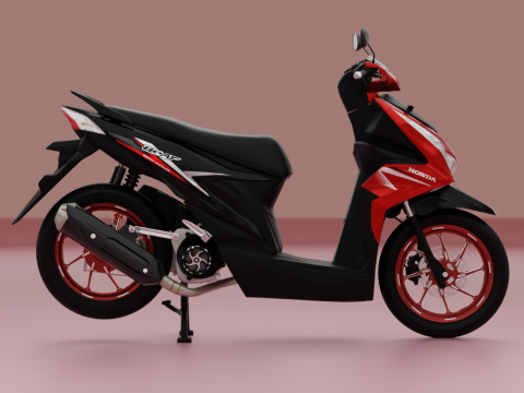 2020 - Honda Beat K1A 3D-Modell