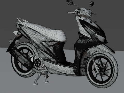 2020 - Honda Beat K1A 3D-Modell