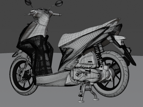 2020 - Honda Beat K1A 3D-Modell