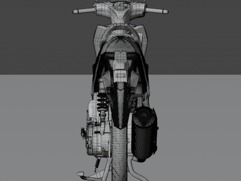 2020 - Honda Beat K1A 3D-Modell