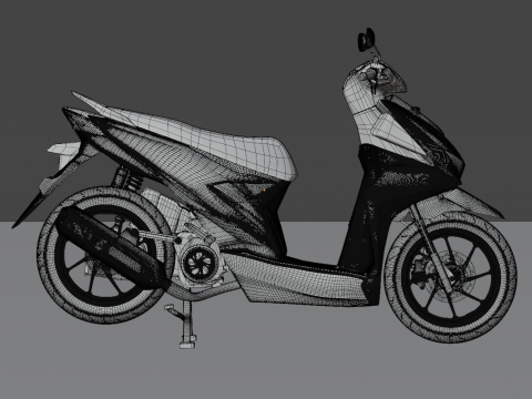 2020 - Honda Beat K1A 3D-Modell