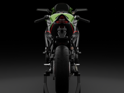 2020 - Kawasaki Ninja ZX-25R First Gen 3D Model